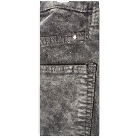 Lucky Brand Womens Size 12 31 Black Marble Velvet Brooke Legging 5 pocket Jeans - Picture 8 of 11